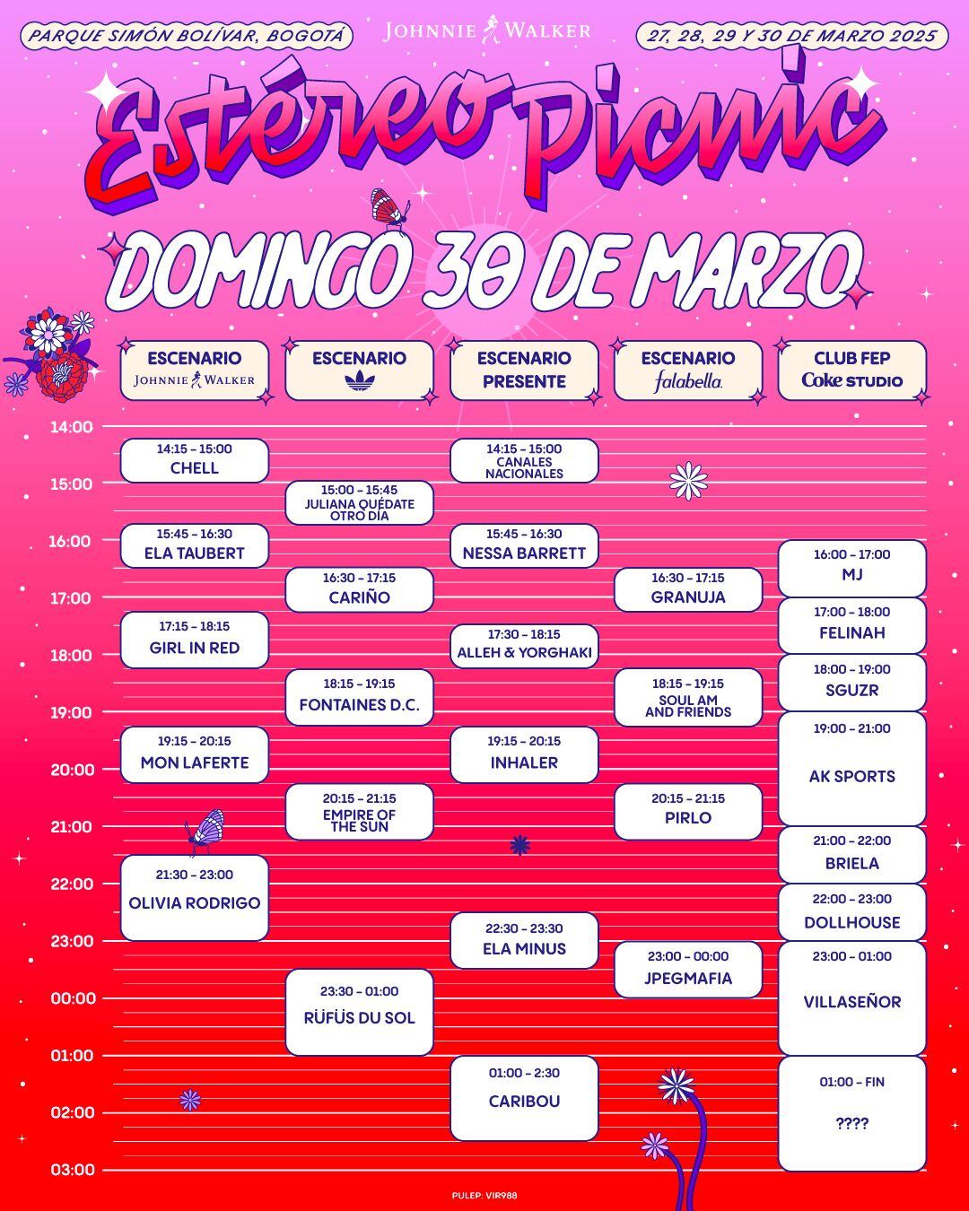 El cierre mezcla un rock imperdible como el de Fontaines D.C. con pop y electrónica de primer nivel.