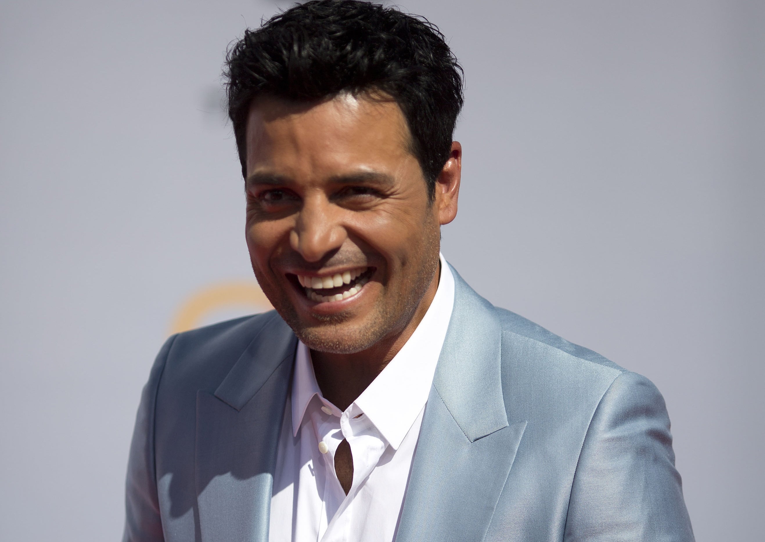 Chayanne, cantante puertorriqueño.
