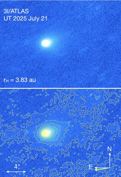 Loeb plantea que incluso partículas de baja masa total podrían generar el resplandor que captó el Hubble.
