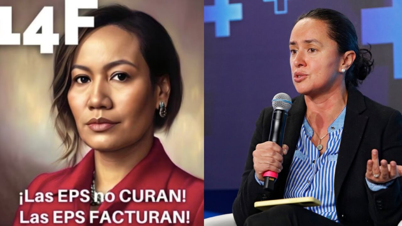 De izquierda a derecha: la publicación de la ministra Carolina Corcho y Paula Acosta, presidente ejecutiva de Acemi.