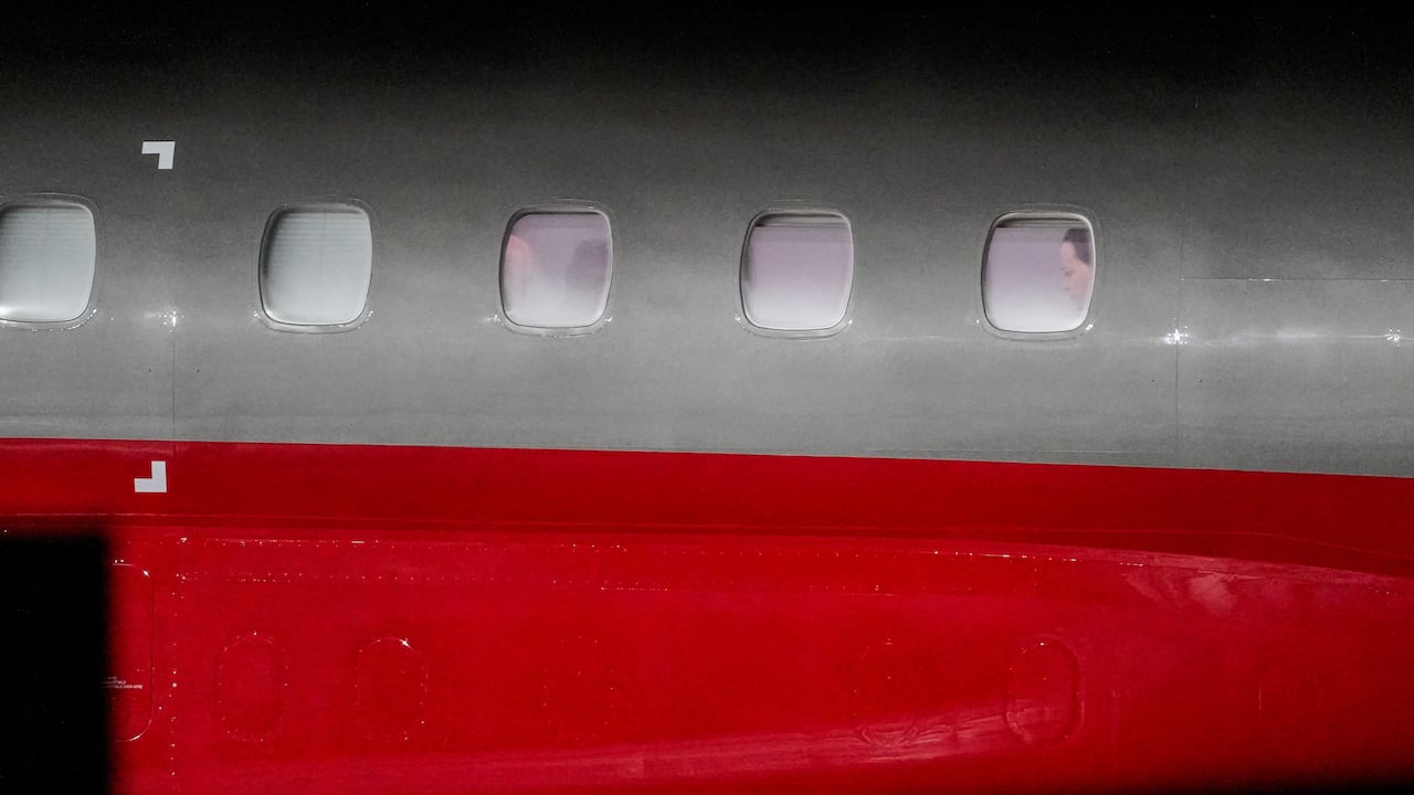 La primera foto de María Corina Machado en Oslo, Noruega.