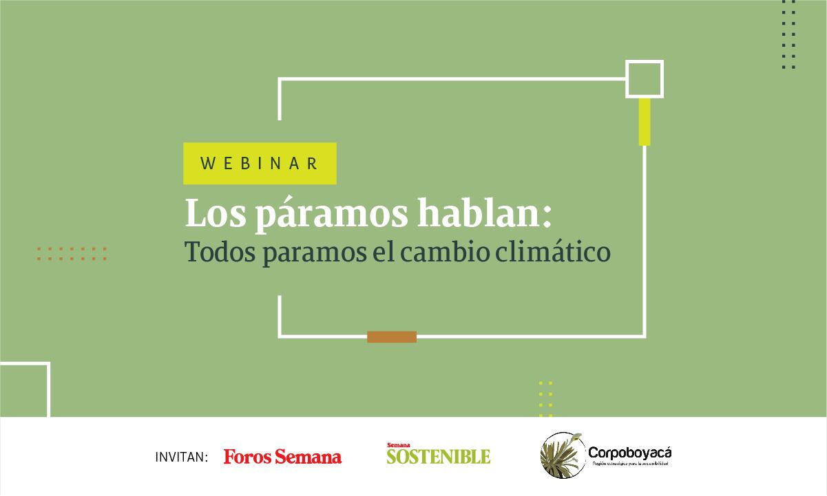 Webinar los páramos hablan: Todos paramos el cambio climático