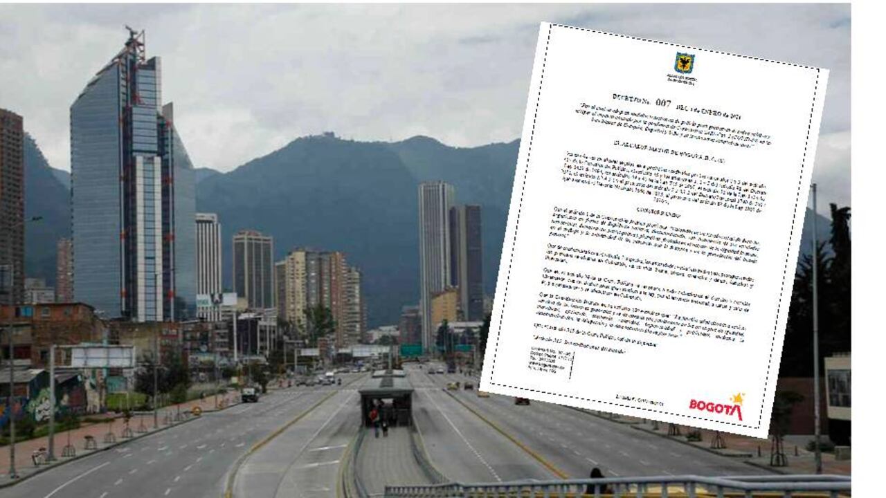 Decreto Cuarentena en Bogotá