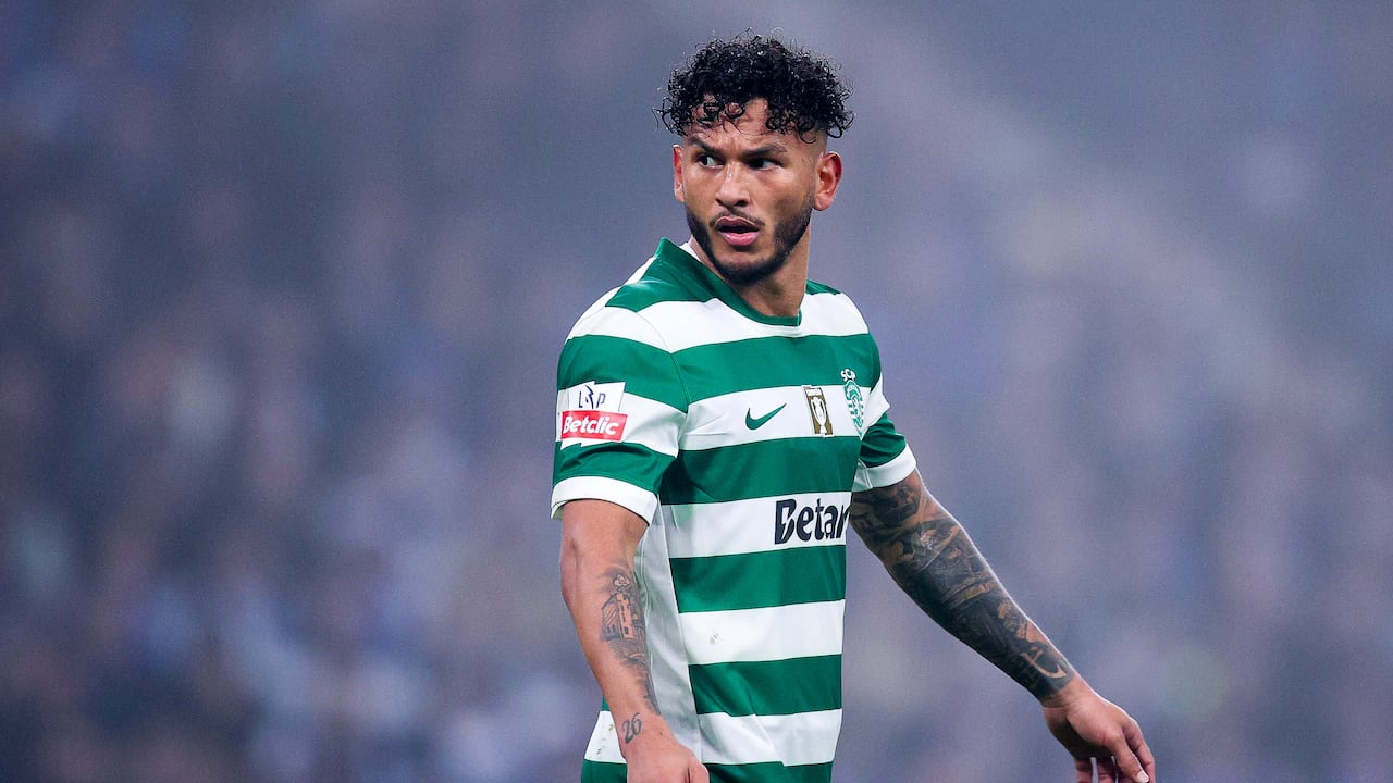 Luis Javier Suárez, delantero colombiano del Sporting CP