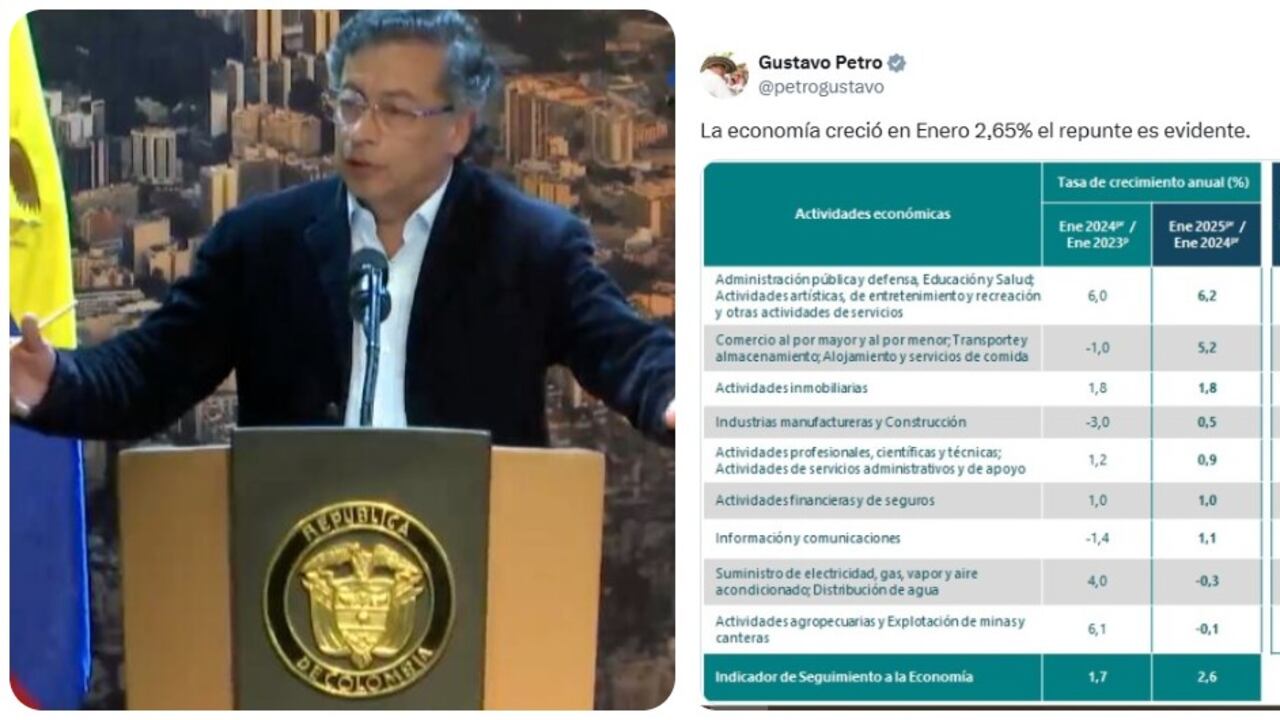El presidente Gustavo Petro posteó antes de tiempo el resultado del ISE.