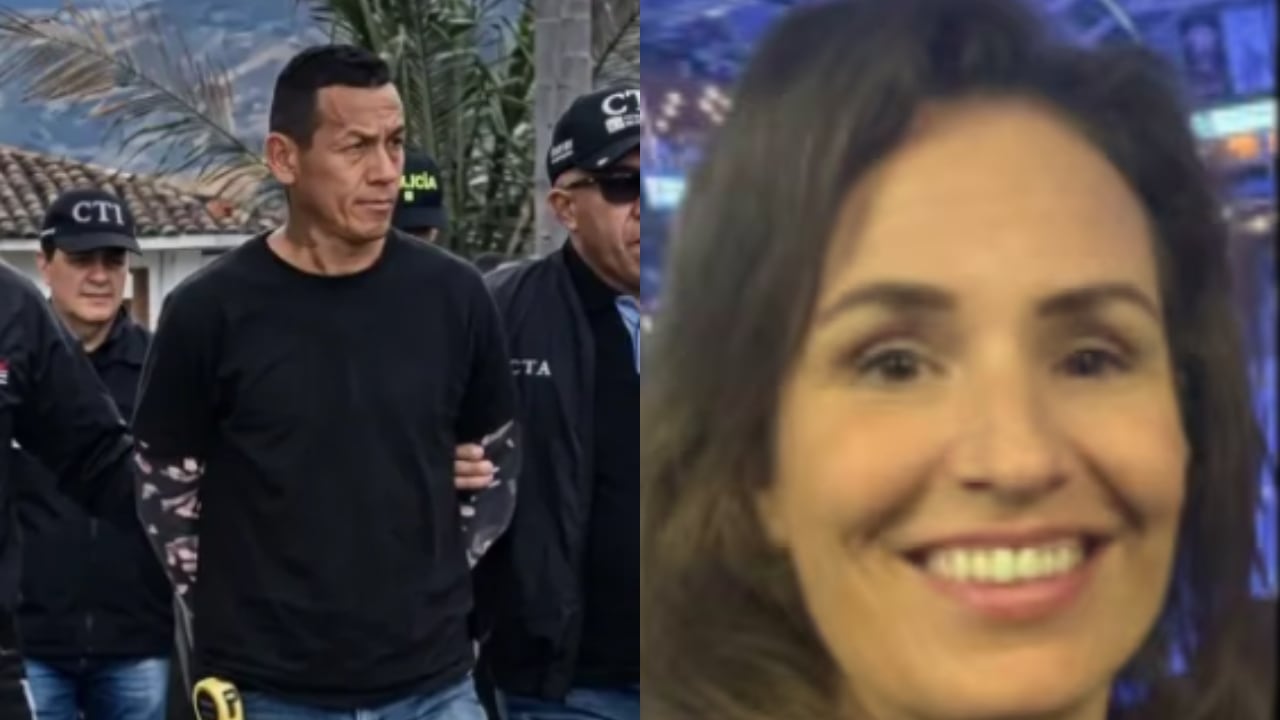 El capturado y Marlies Minke Genz.