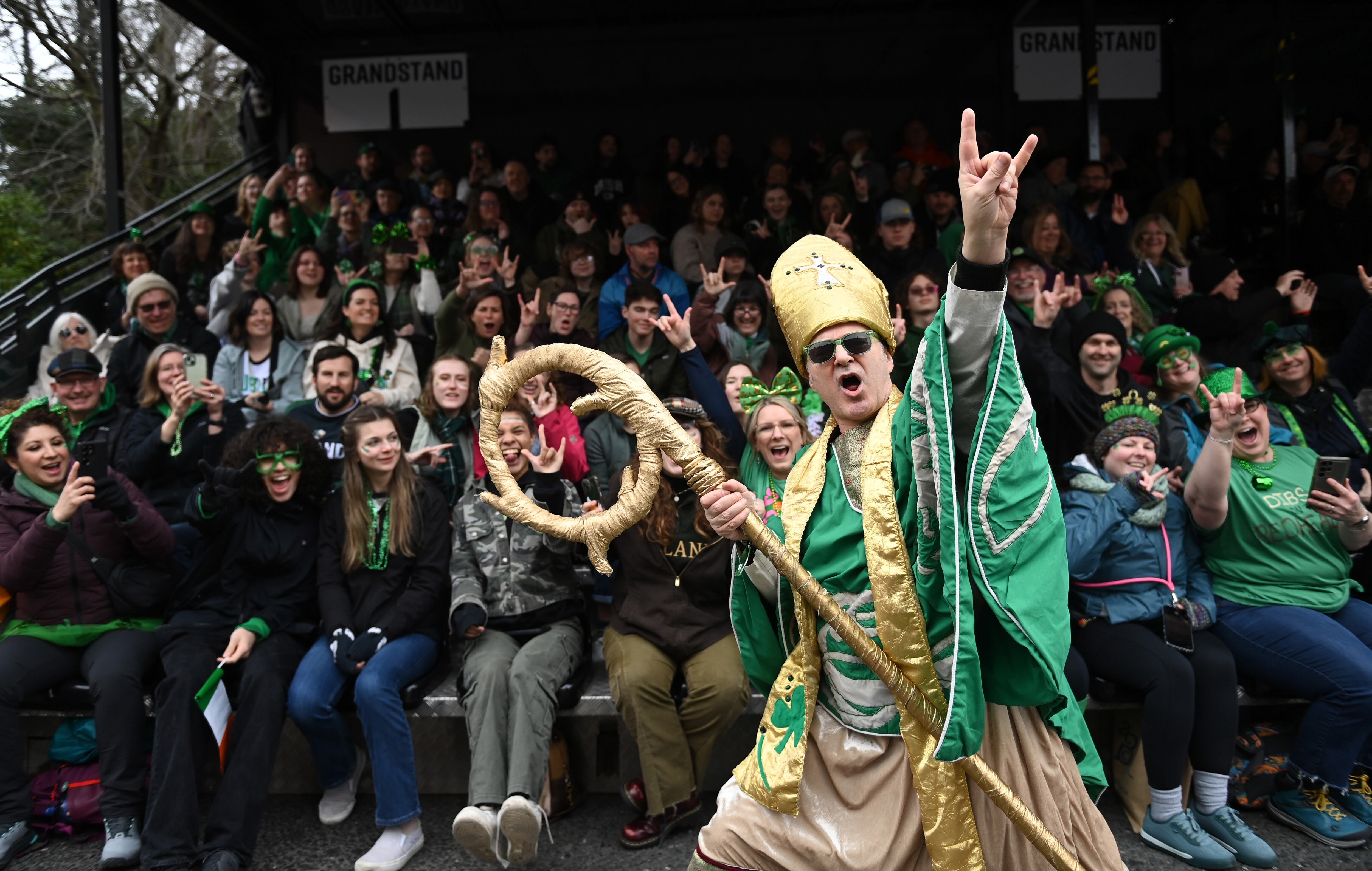 Celebraciones del Día de San Patricio en Dublin, Irlanda.