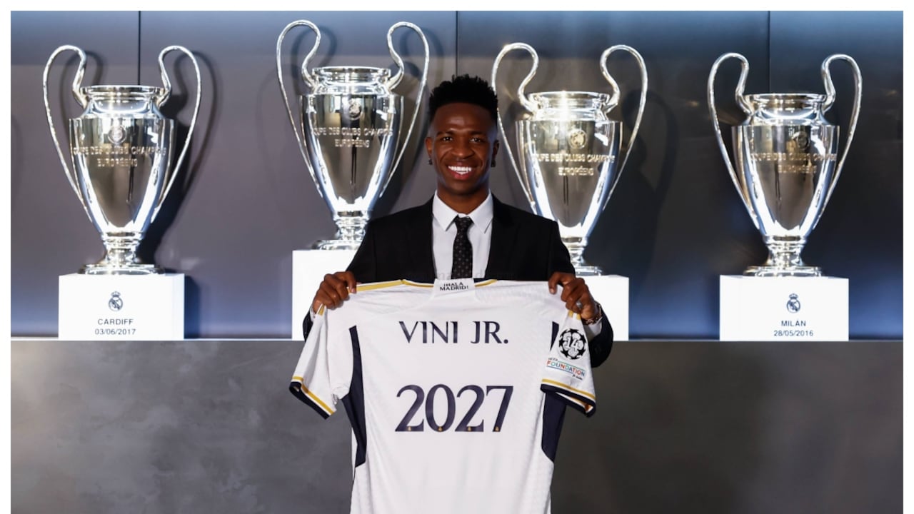 Vinícius Júnior renueva hasta 2027 con el Real Madrid