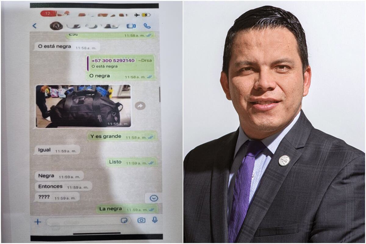 Según las pruebas aportadas en los 30 folios que entregó Sneyder Pinilla a la Fiscalía, en esta maleta le habría entregado 1.500 millones a la exalta consejera para las regiones Sandra Ortiz.