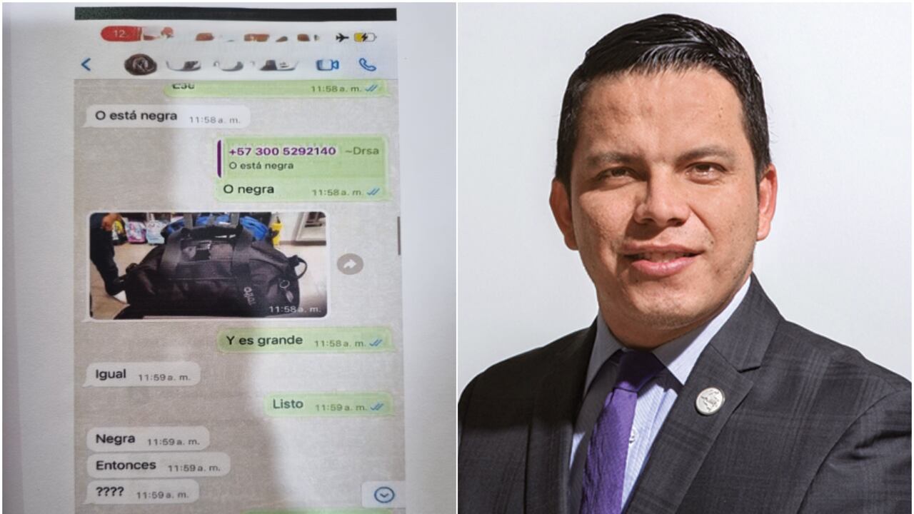 Según las pruebas aportadas en los 30 folios que entregó Sneyder Pinilla a la Fiscalía, en esta maleta le habría entregado 1.500 millones a la exalta consejera para las regiones Sandra Ortiz.