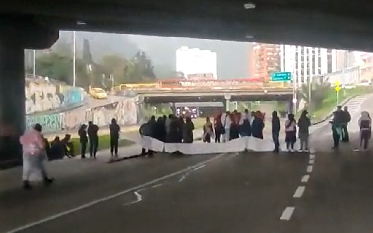 Imagen de un video compartido por la cuenta @BogotaTransito.