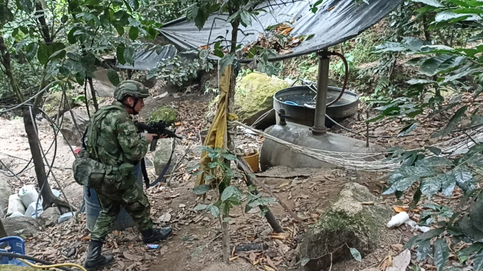 Laboratorio de cocaína desmantelado