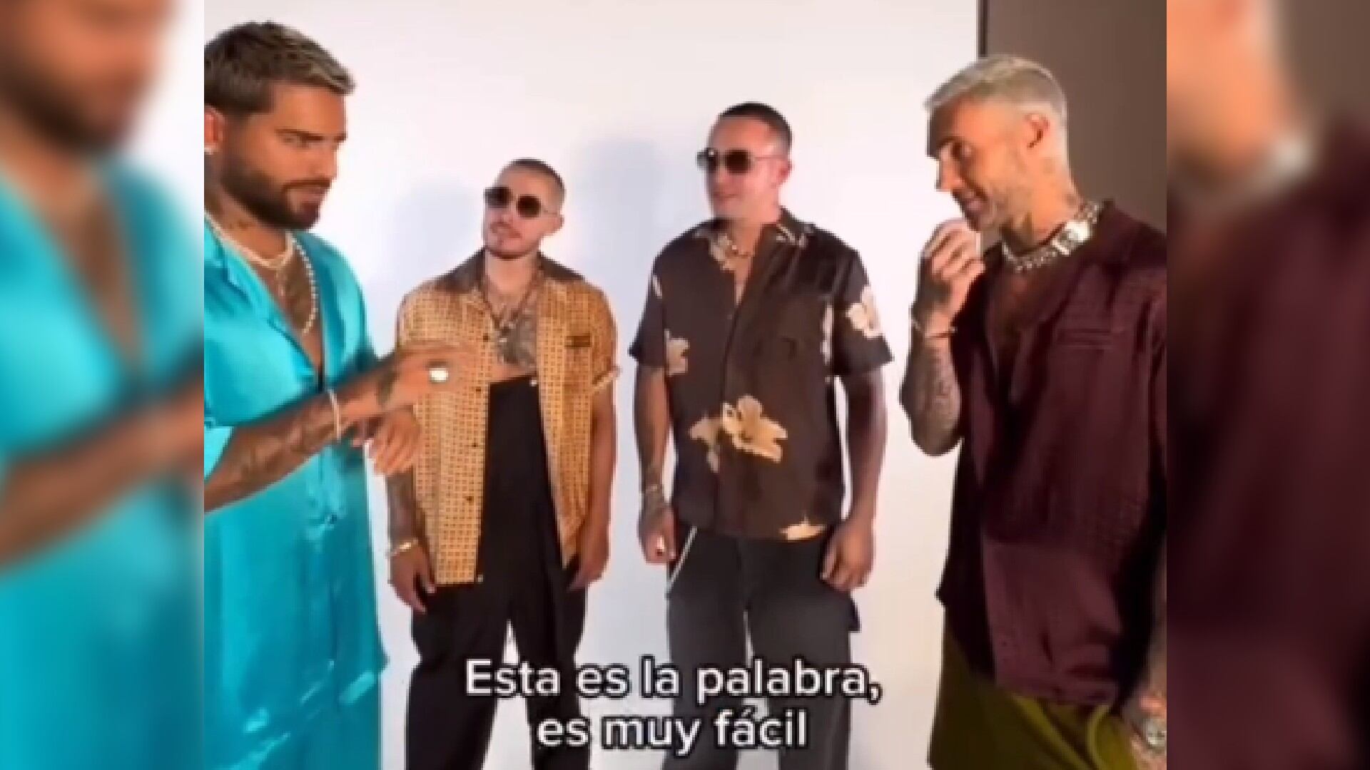 Maluma y Adam Levine