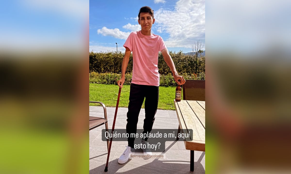 Egan Bernal. Foto: Historias Instagram - eganbernal