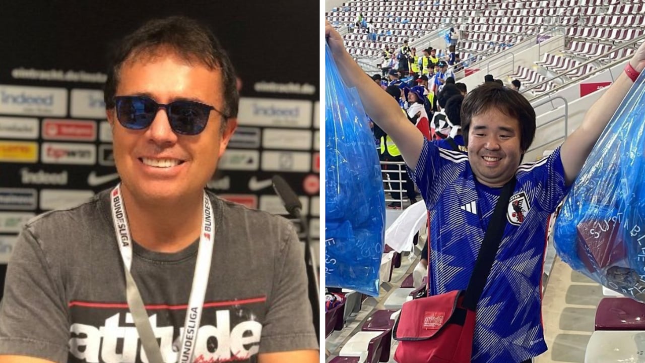 César Augusto Londoño fue comparado en redes sociales con un hincha japonés.