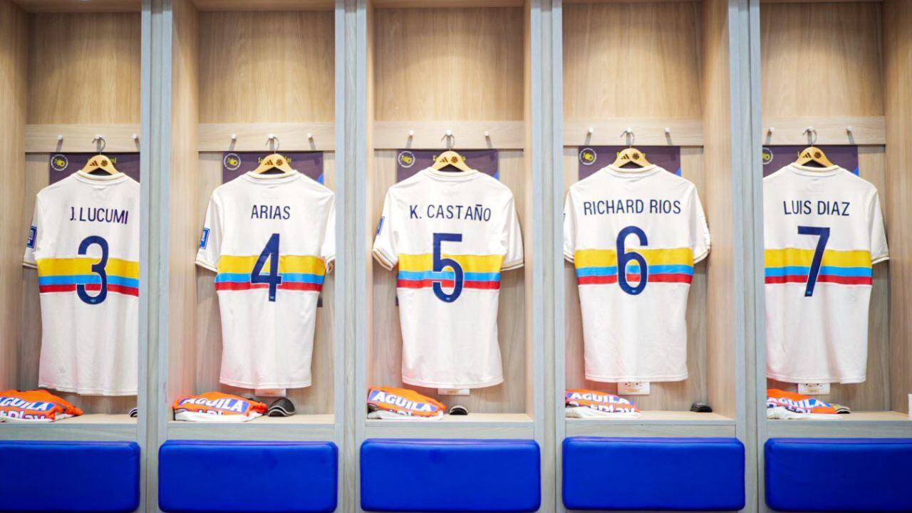 Nueva camiseta de Colombia.