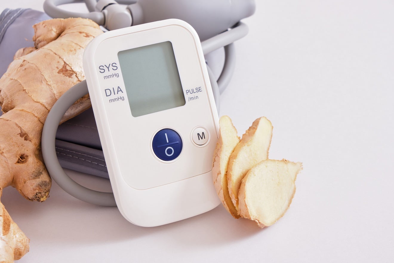 jengibre y presión arterial