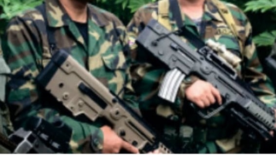 Iván Márquez, alias El Paisa y Jesús Santrich