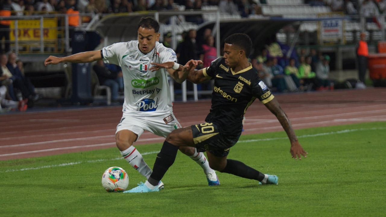 Once Caldas vs. Atlético Nacional por la primera fecha de la Liga BetPlay 2025-ll.