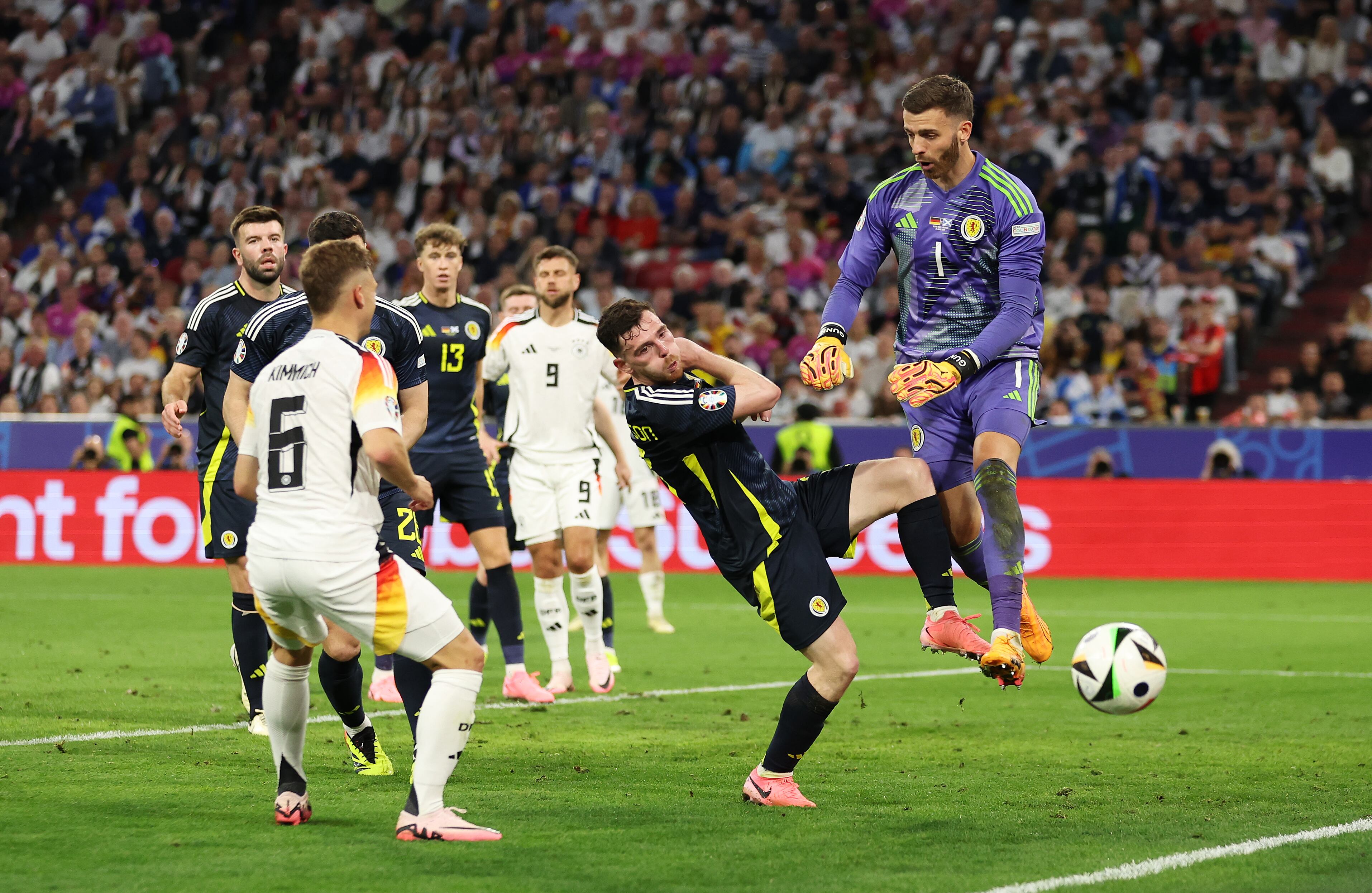 Alemania y Escocia se estrenaron en la Euro 2024