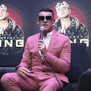 El cantante colombiano Kevin Roldán habla durante la presentación de su último disco KRING en Universal Music el 3 de octubre de 2019 en la Ciudad de México, México. (Foto de Adrián Monroy/Medios y Media/Getty Images)