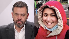 Carlos Fernando Galán y Yulixa Toloza.