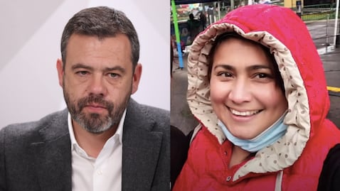 Carlos Fernando Galán y Yulixa Toloza.