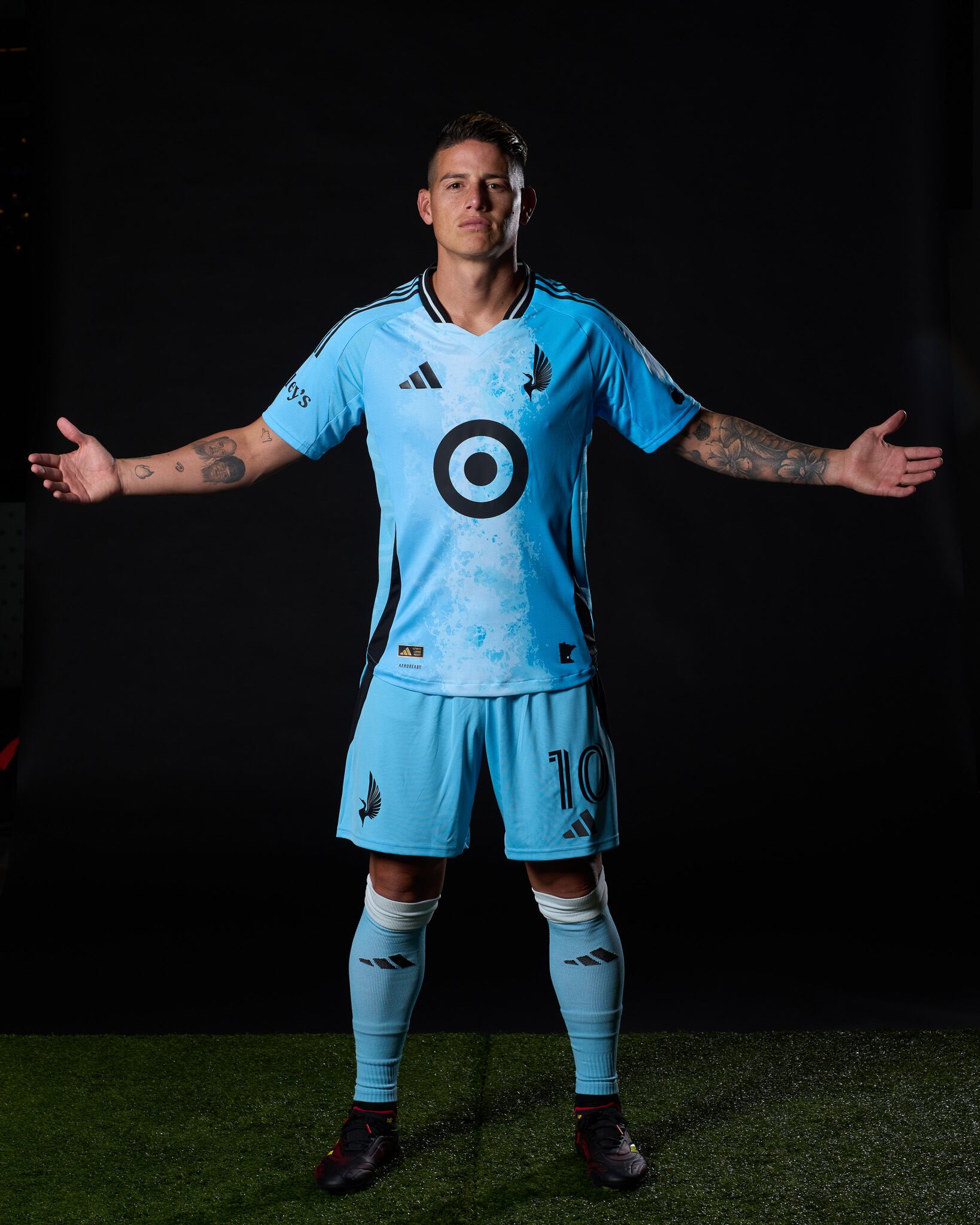 James Rodríguez ya luce los colores del Minnesota United.