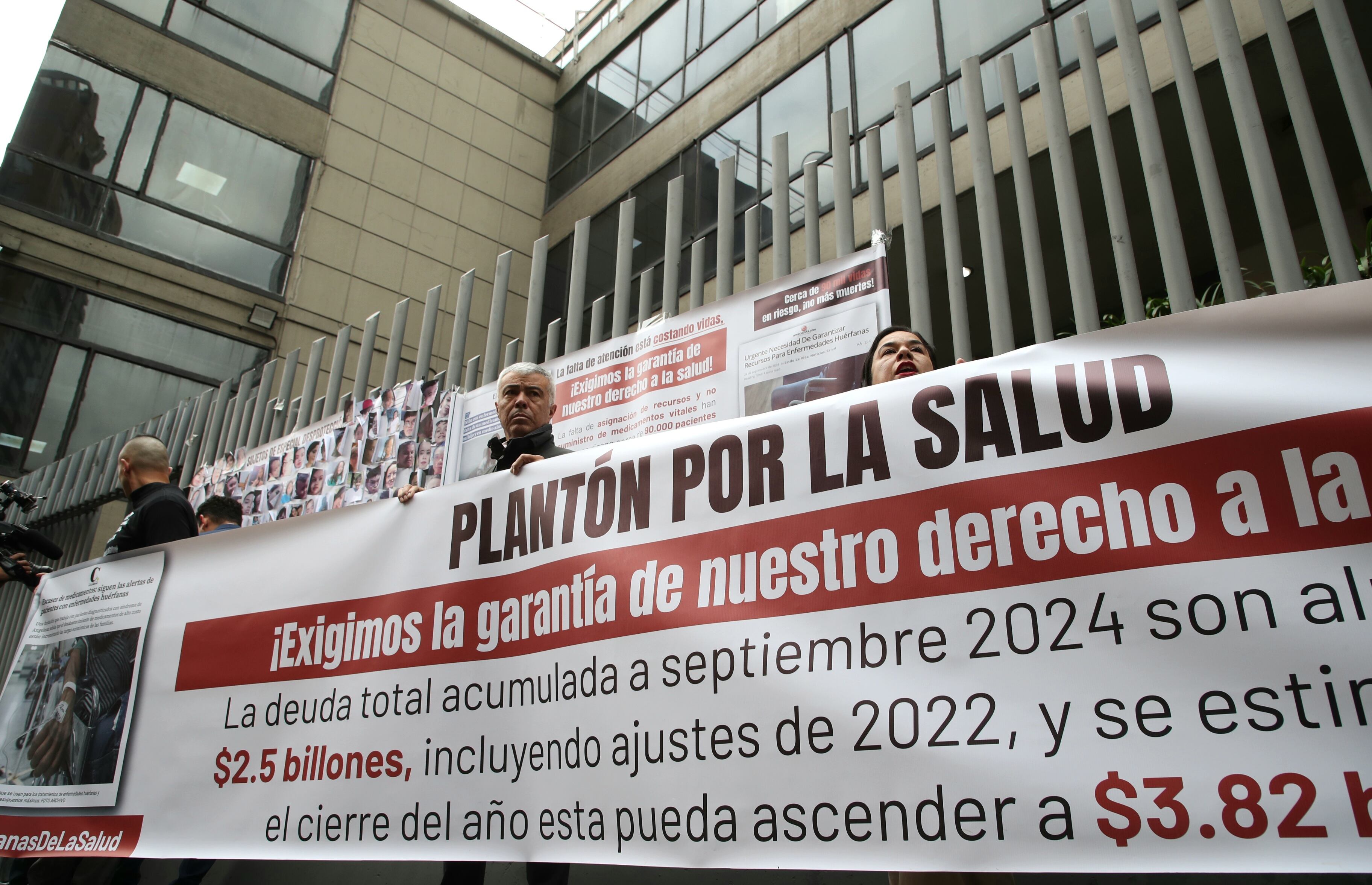 Plantón por la salud