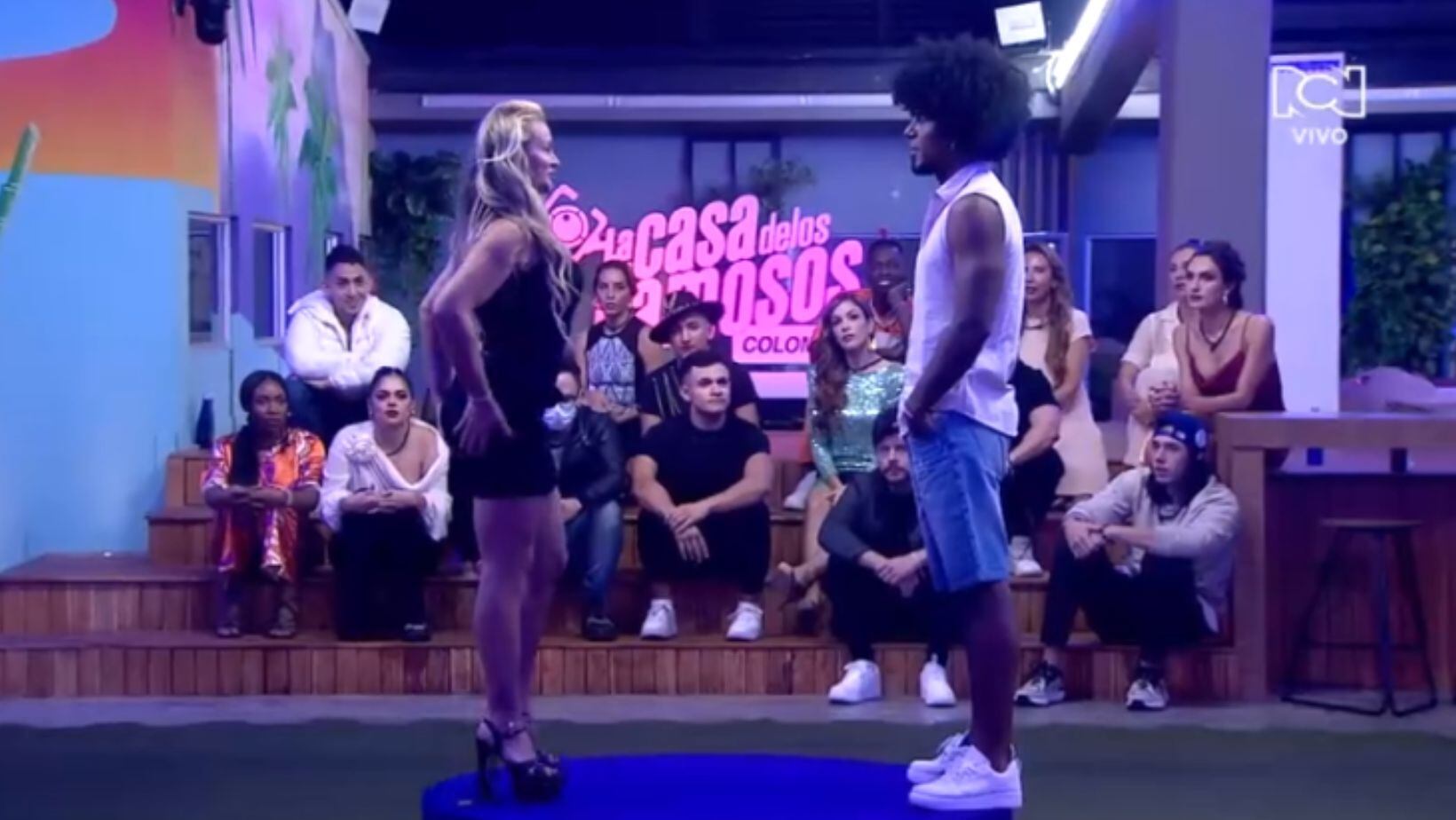 'La casa de los famosos': Sandra Muñoz furiosa con Pantera por nominarla; "¿por qué no te metiste con un hombre?", le reclamó