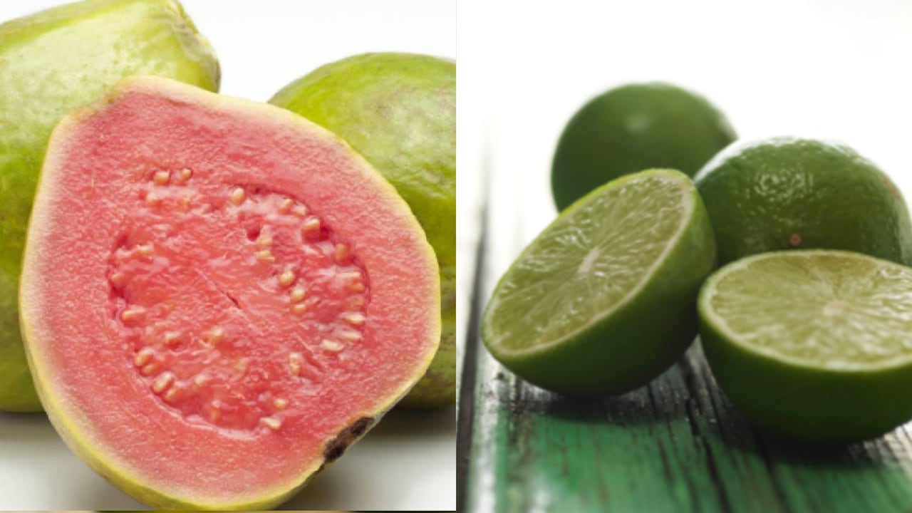 El agua de guayaba con limón reduce dolores, náuseas y ayuda a la digestión.