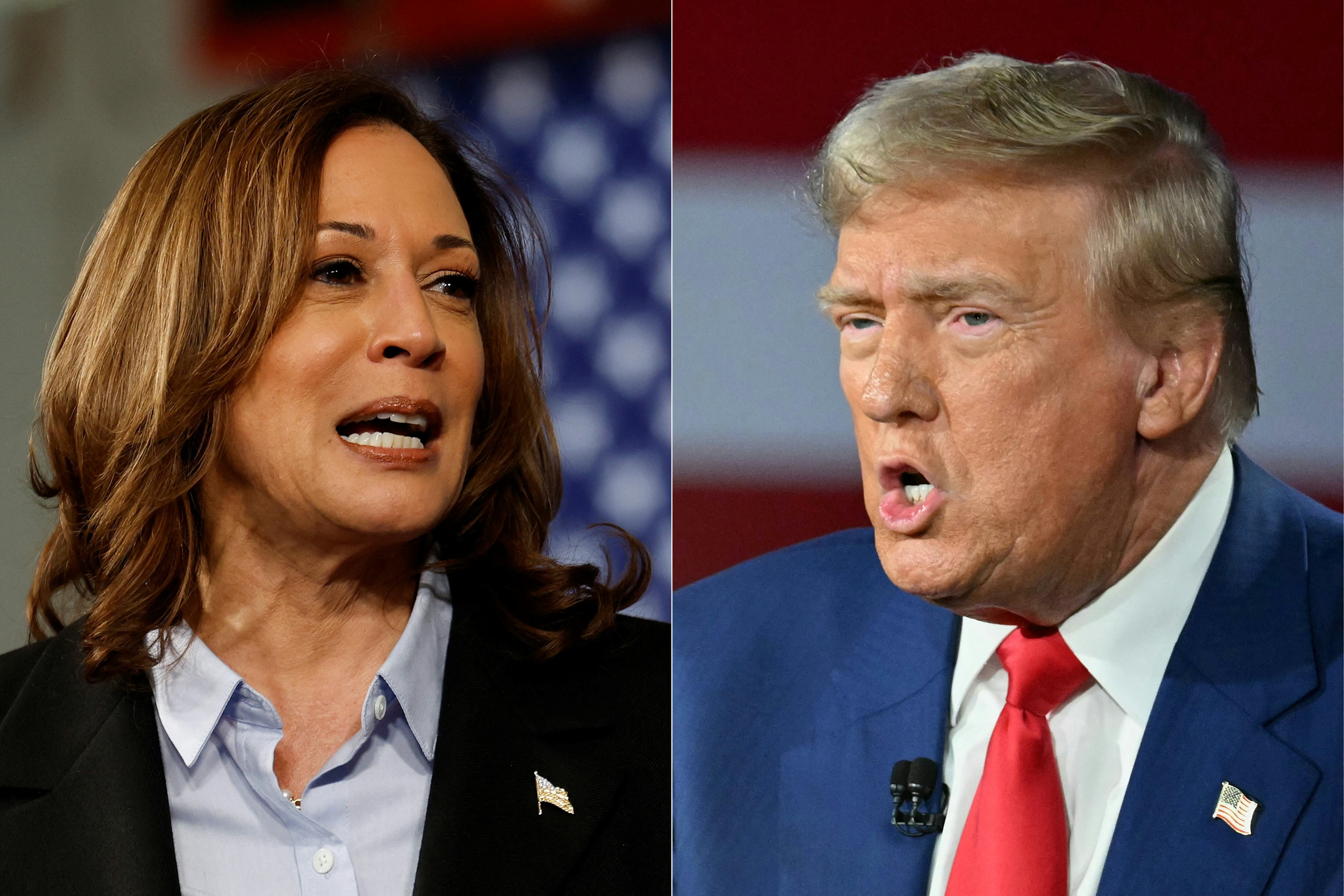 Kamala Harris y Donald Trump