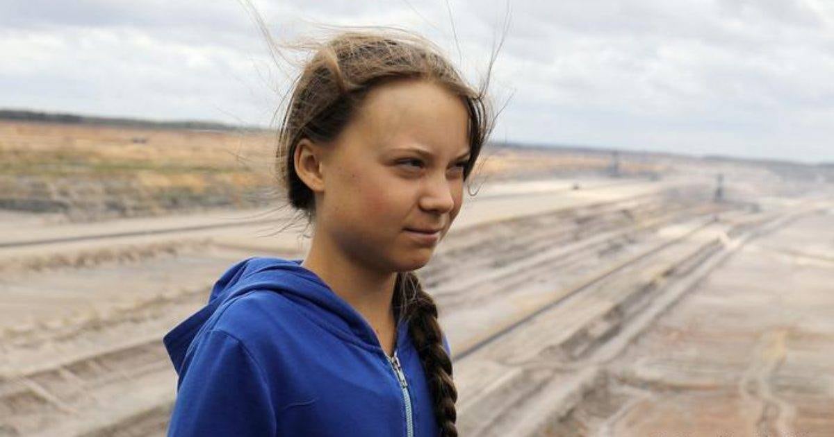 Greta Thunberg.