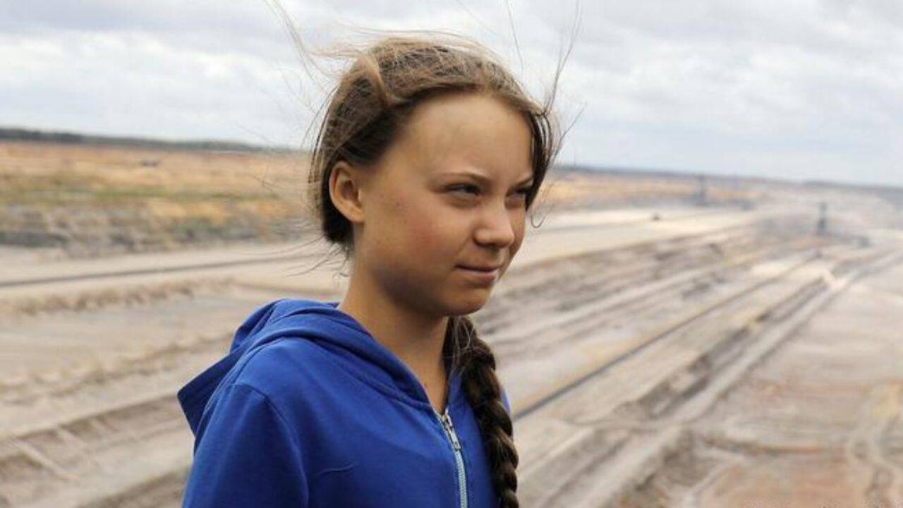 Greta Thunberg realizó una visita sorpresa a una mina de carbón en Alemania. Foto: DW O.Berg vía DW