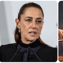 Claudia Sheinbaum y el tecladista mexicano Jonathan Meléndez