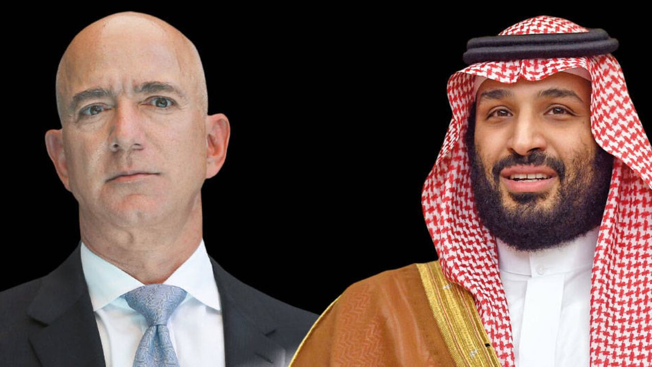 Jeff Bezos conoció a Mohammed Bin Salman en 2017. Un año después se hicieron grandes amigos