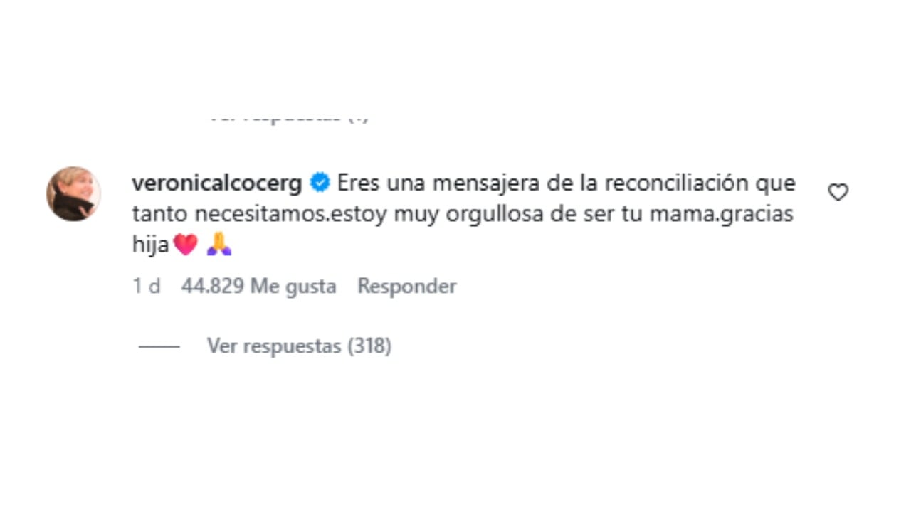 Reacción de Verónica Alcocer