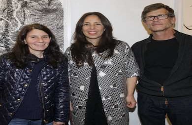 Ana Mosseri, Amelia Toro y Eric Bergman.