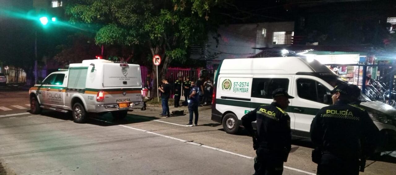 Las autoridades llegaron al lugar del norte de Barranquilla.