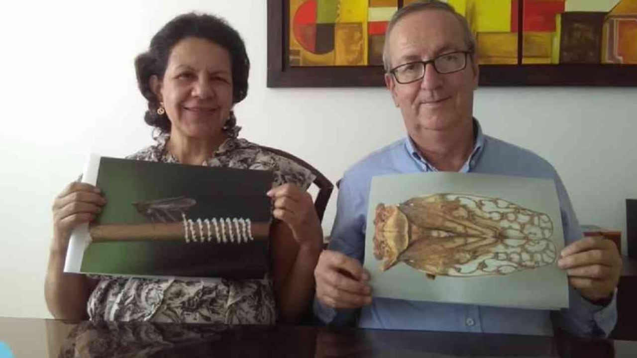 Estella Valencia y Roberto Flórez, padres del biólogo Camilo Flórez. Foto: Camilo Flórez.