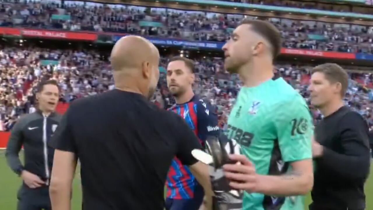 Pep Guardiola explotó tras la final de Crystal Palace vs. Manchester City