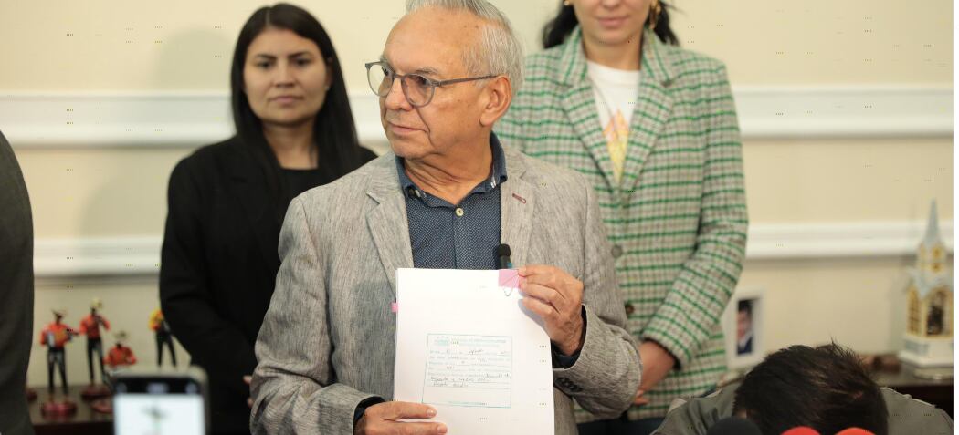 Ministro de Hacienda Ricardo Bonilla