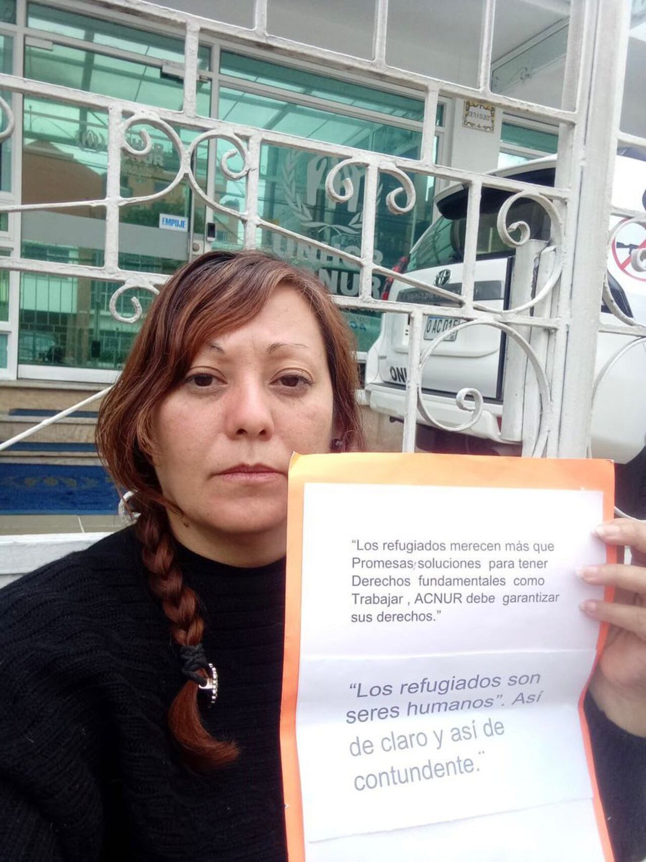 Carola Briceño, periodista venezolana.