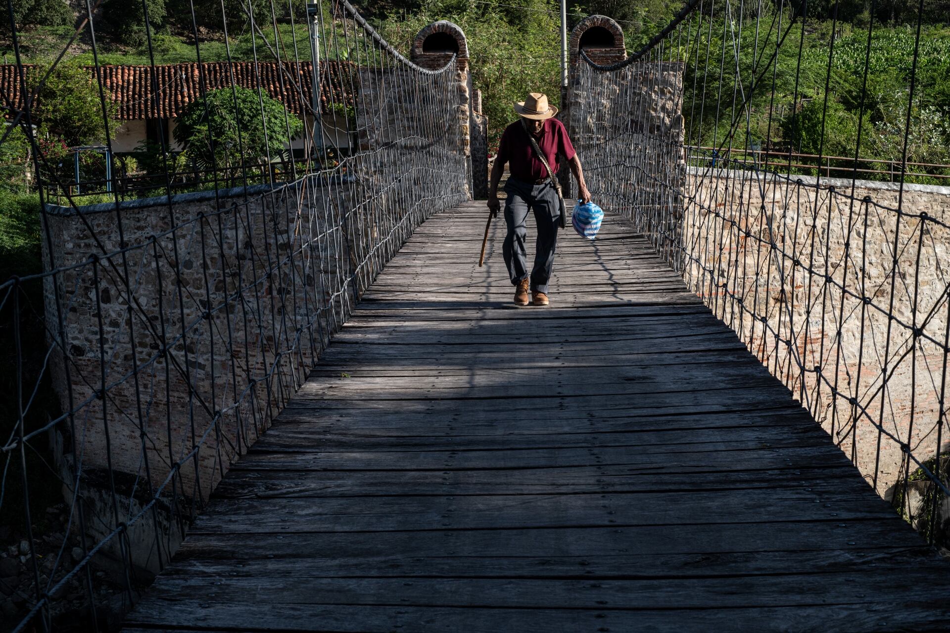 Guillermo en el puente...