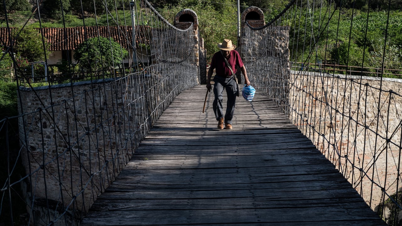 Guillermo en el puente...
