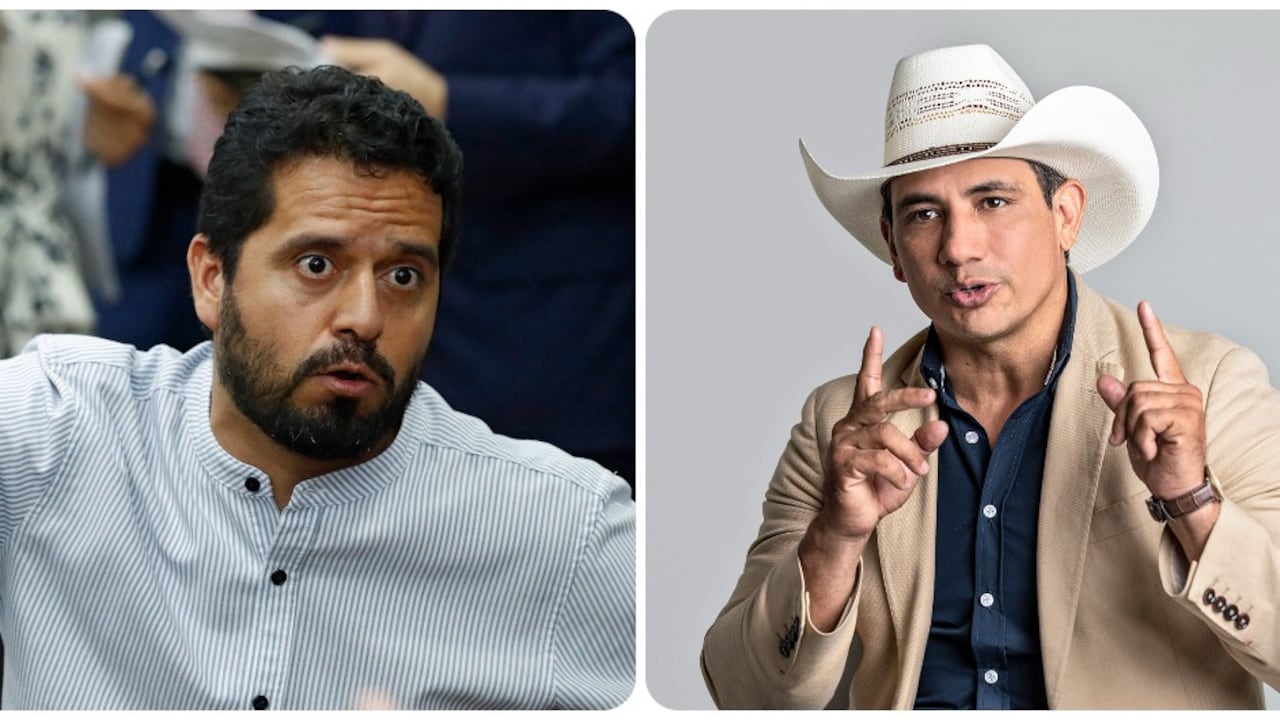 Alfredo Mondragón, representante del Pacto Histórico, y el senador Alirio Barrera del Centro Democrático.