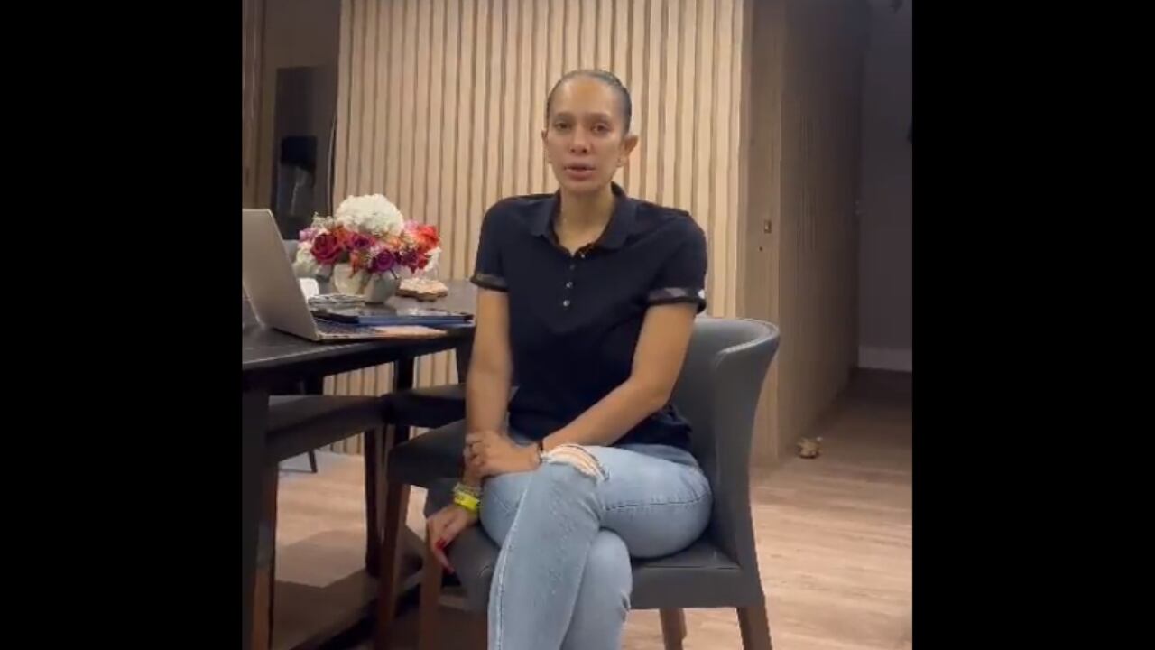 Ana Milena de la Peña, esposa de Fabián Arias y madre de su hija de cuatro meses,