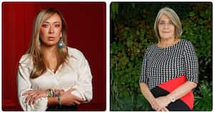 Katherine Miranda y Cecilia López.