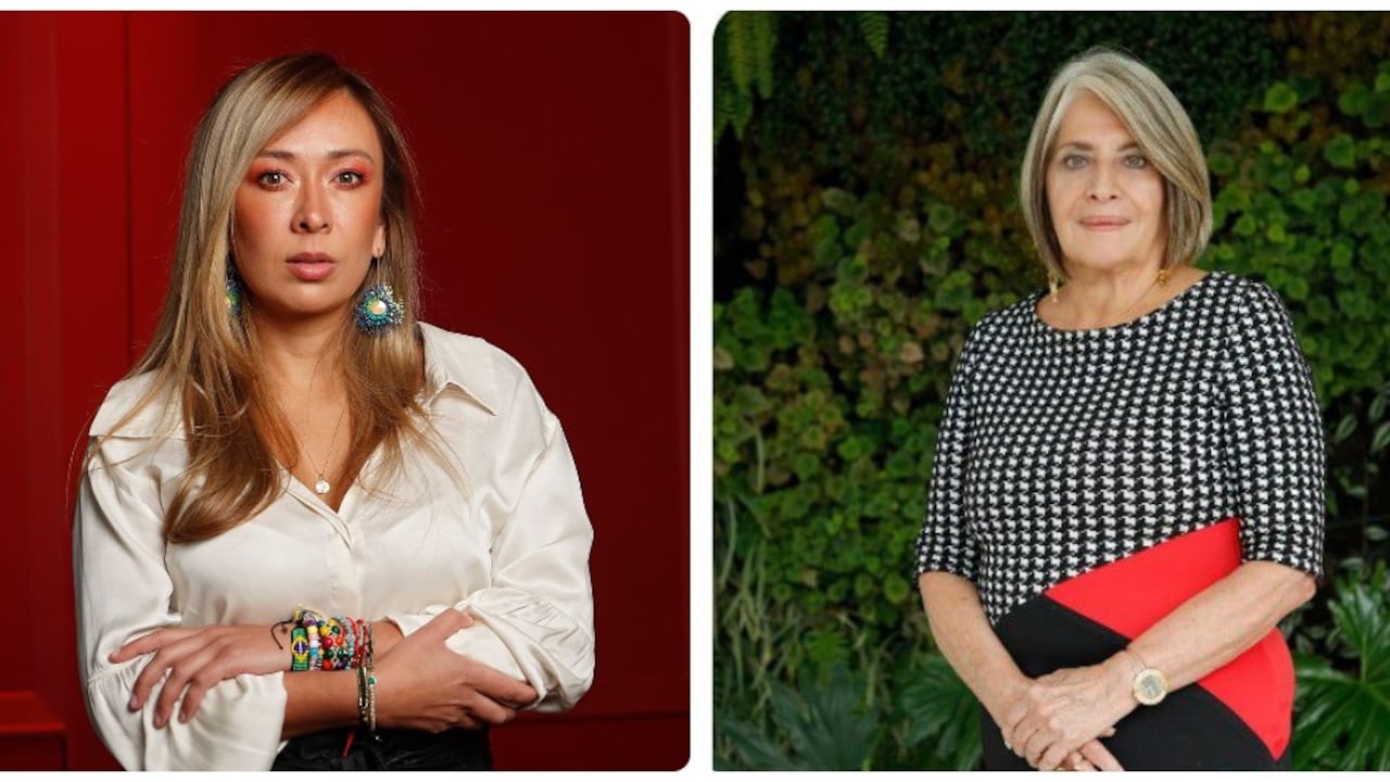 Katherine Miranda y Cecilia López.