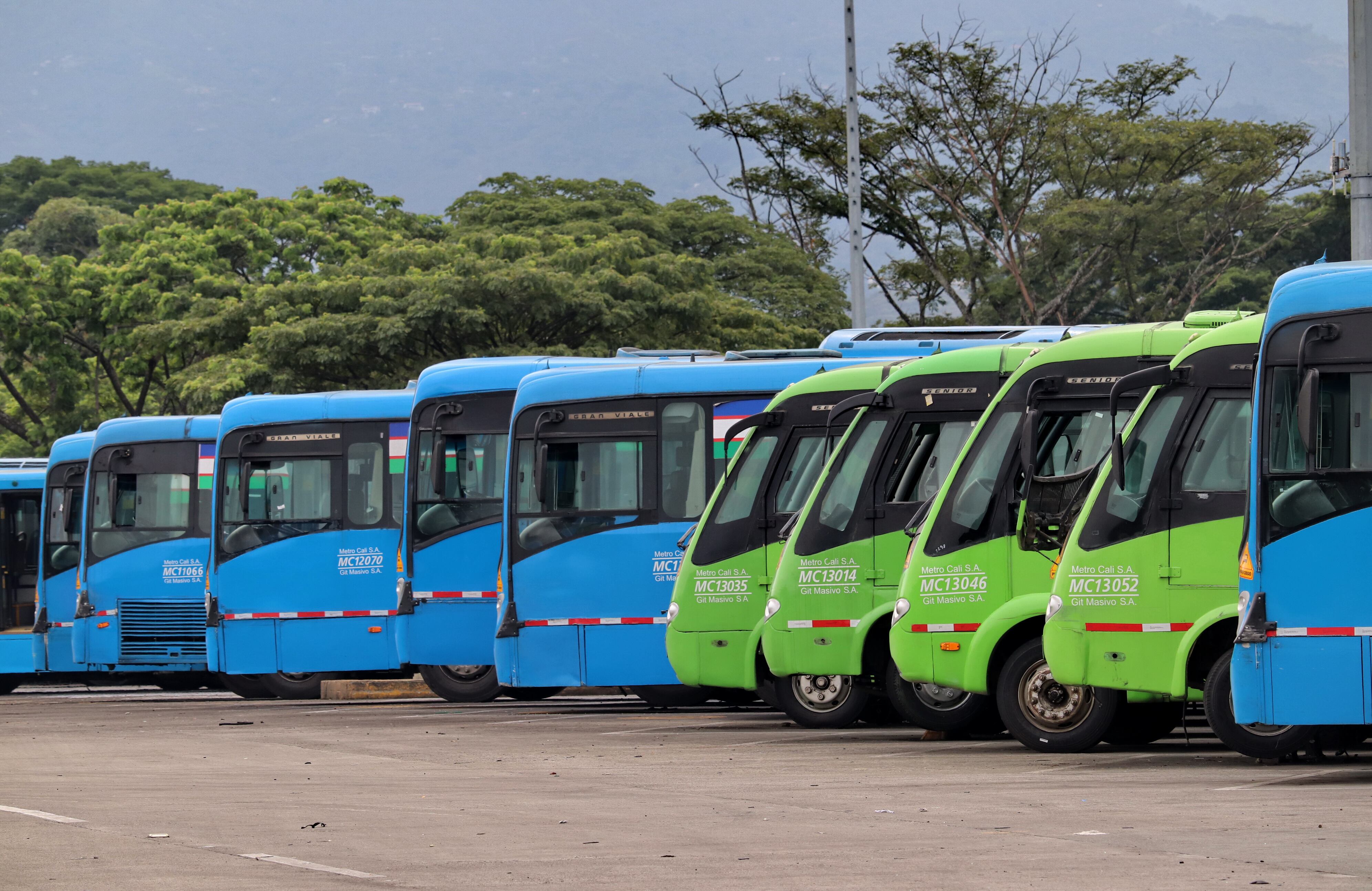 Patio taller del MIO empresa GIT en Bochalema